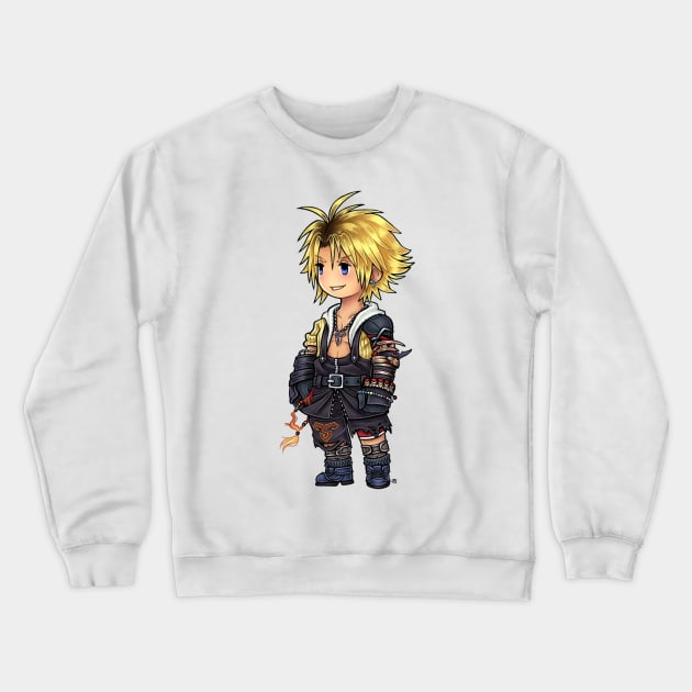 FF3 Styled Tidus Crewneck Sweatshirt by roesart